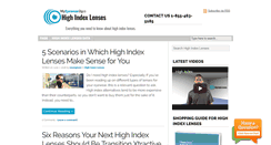 Desktop Screenshot of highindexlenses.com