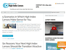 Tablet Screenshot of highindexlenses.com